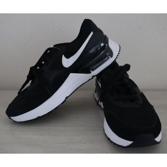 Nike DM9537 Men's Sz 11 Black/White Air Max SYSTM Athletic Running Shoes $100 - Picture 1 of 10